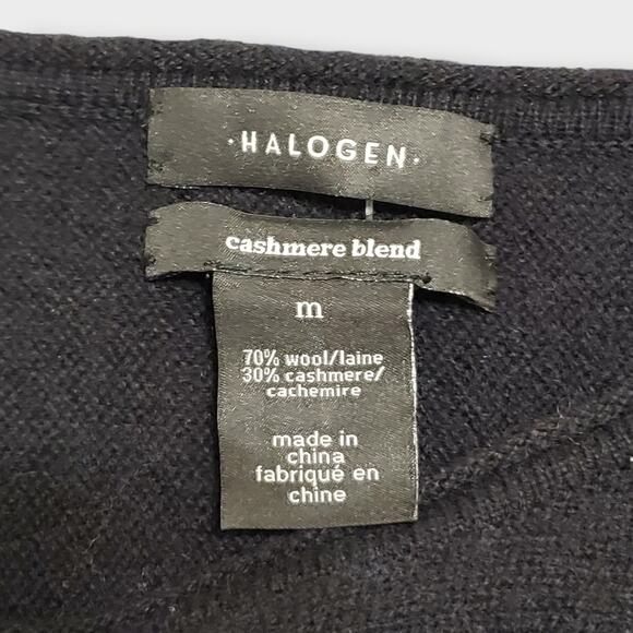 Halogen Black Crew Neck Sweater - Picture 6 of 11